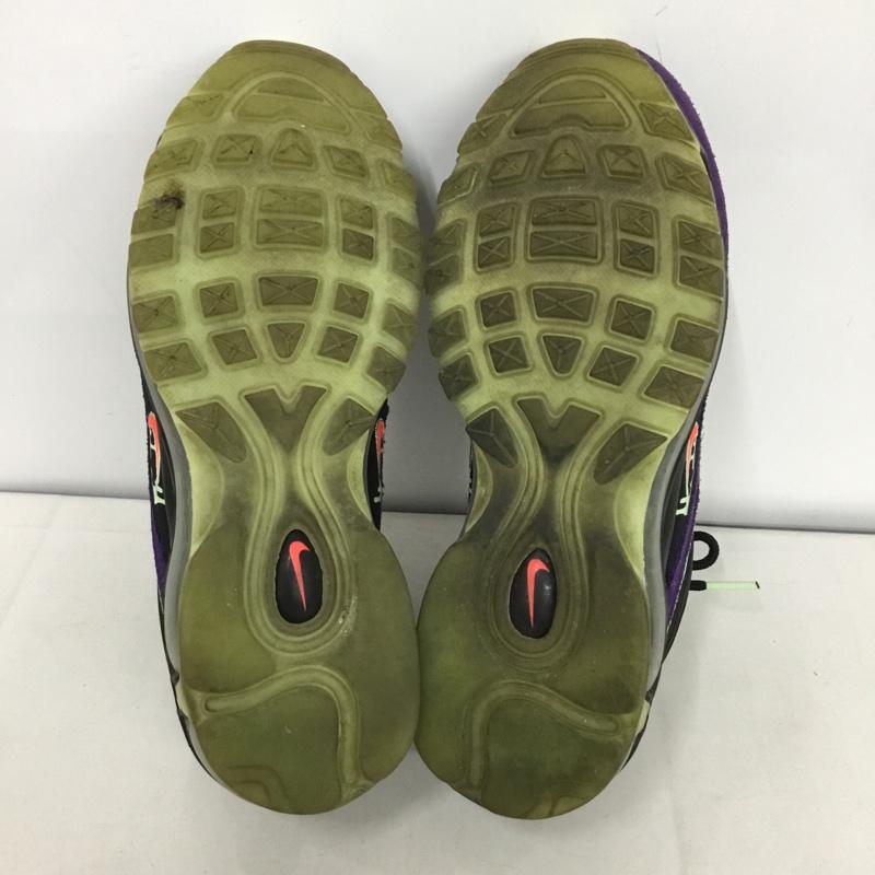 ナイキ NIKE スニーカー スニーカー DC1500-001 AIR MAX 97 ハロウィン 25cm 25.0cm ロゴ、文字 黒 / ブラック / X 紫 / パープル / X 薄緑 / ライトグリーン /  メンズ USED 古着 中古 10144916