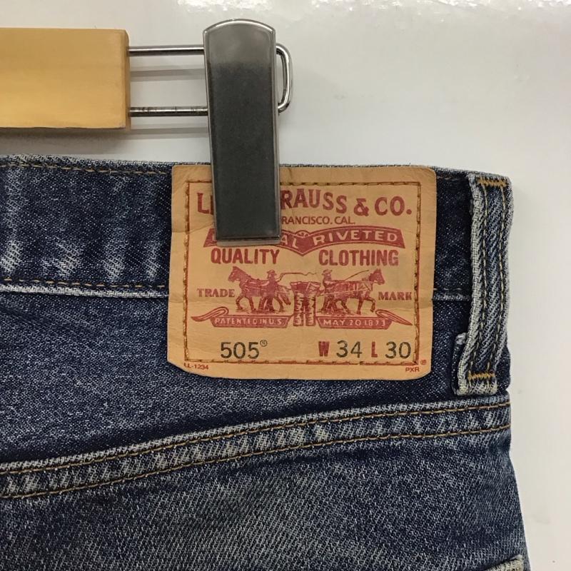リーバイストラウスアンドコー Levi Strauss & co. パンツ デニム、ジーンズ デニムパンツ ワイドパンツ カジュアルパンツ 34インチ 無地 インディゴ / インディゴ /  メンズ USED 古着 中古 10146101