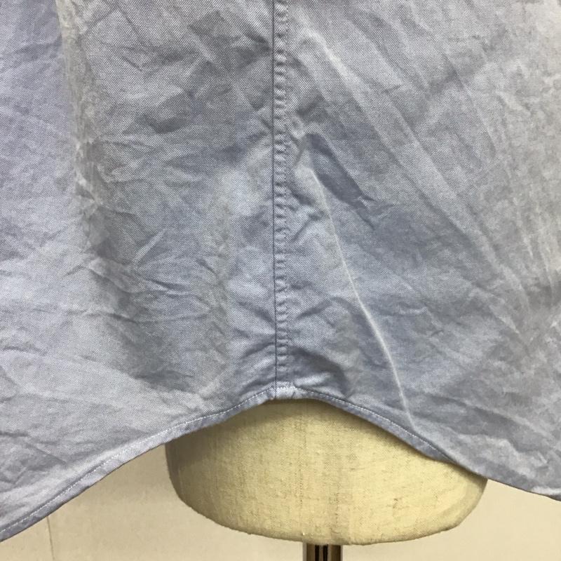 ラルフローレン RALPHLAUREN シャツ、ブラウス 長袖 長袖シャツ カラーシャツ ボタンダウンシャツ 長袖カットソー ロゴ、文字 水色 / ライトブルー /  メンズ USED 古着 中古 10115135