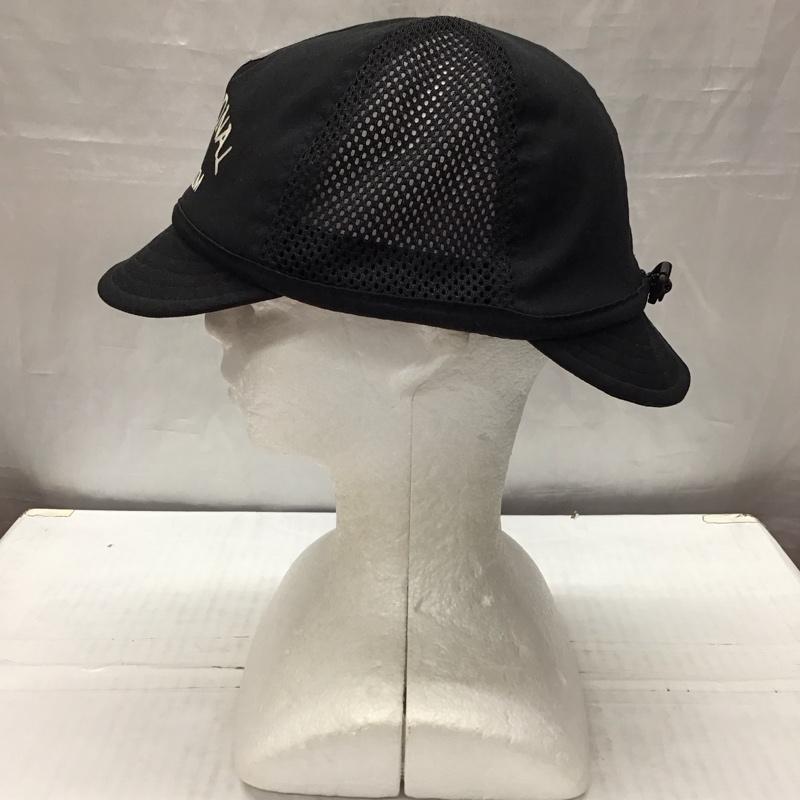 コンフィー comfy 帽子 キャップ ダブルフェイス メッシュ ロゴ、文字 黒 / ブラック /  メンズ USED 古着 中古 10116990