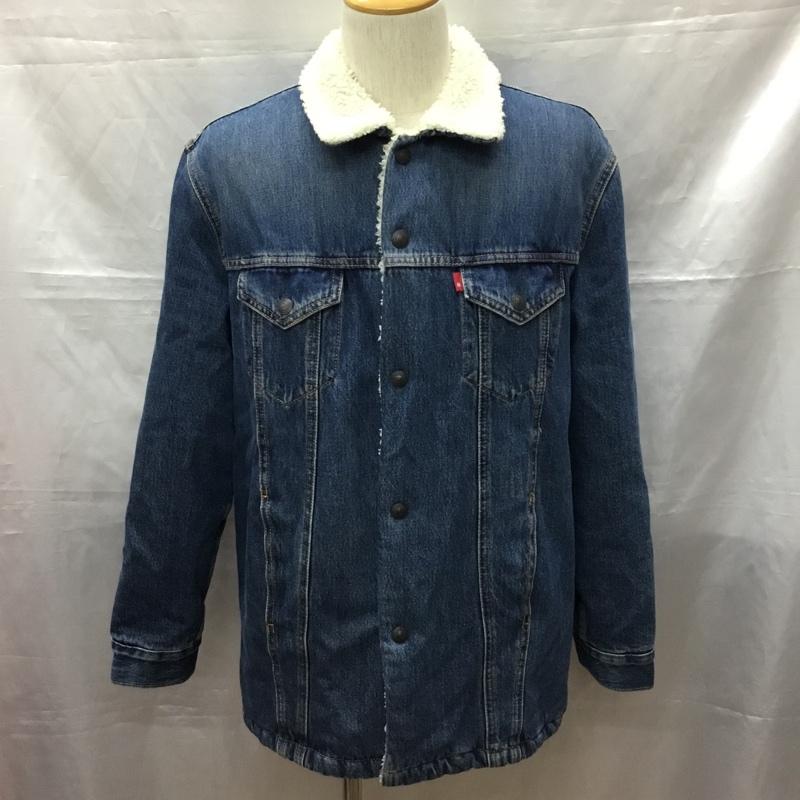 リーバイストラウスアンドコー Levi Strauss & co. ジャケット、上着 ジャケット、ブレザー デニムジャケット カラーボアジャケット Gジャン S 無地 インディゴ / インディゴ /  メンズ USED 古着 中古 10115029