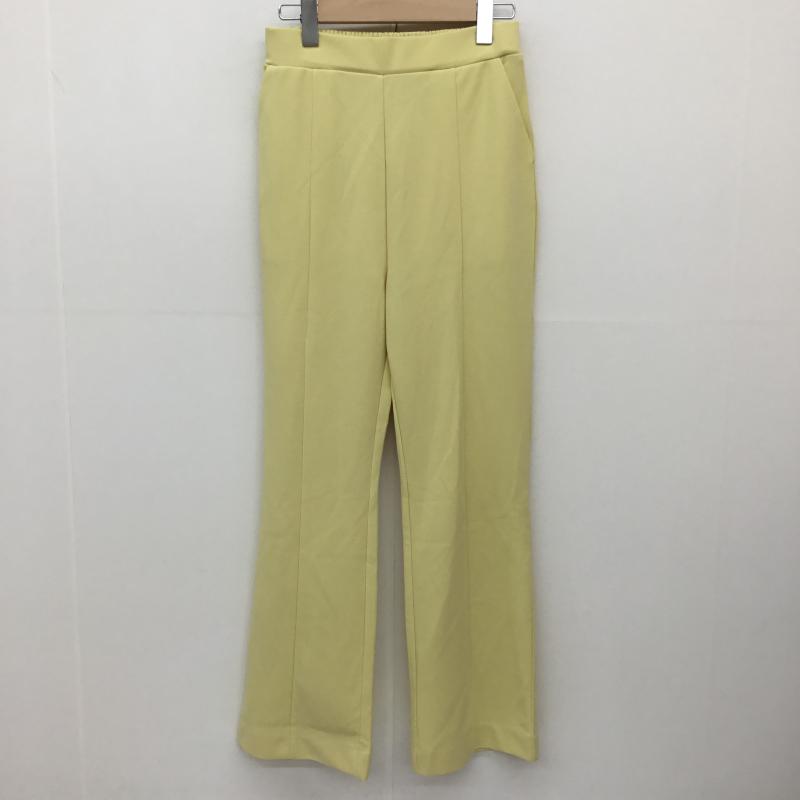 グローバルワーク GLOBAL WORK パンツ スラックス M 無地 黄 / イエロー /  レディース USED 古着 中古 10139786