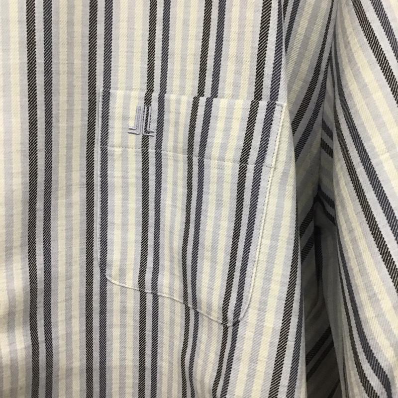 ランバン LANVIN シャツ、ブラウス 長袖 長袖シャツ ストライプシャツ カラーシャツ L ストライプ マルチカラー / マルチカラー /  メンズ USED 古着 中古 10128645
