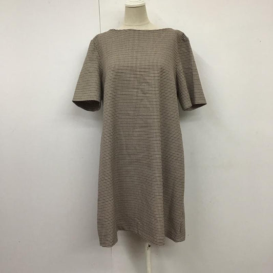 ザラウーマン ZARA WOMAN ワンピース ミニスカート 半袖ワンピース ミニワンピース チェックワンピース M チェック マルチカラー / マルチカラー /  レディース USED 古着 中古 10118522