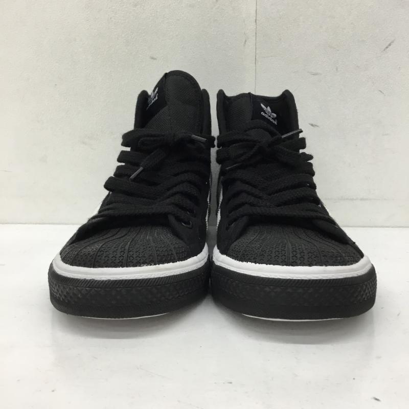 アディダス adidas スニーカー スニーカー 26.5cm ロゴ、文字 黒 / ブラック / X 白 / ホワイト /  メンズ USED 古着 中古 10141426