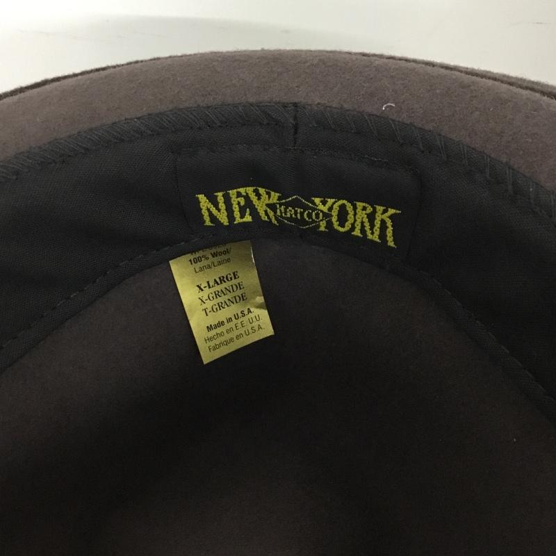 ニューヨークハット NEW YORK HAT 帽子 ハット WPL5923 ウールハット 無地 灰 / グレー /  メンズ USED 古着 中古 10136389