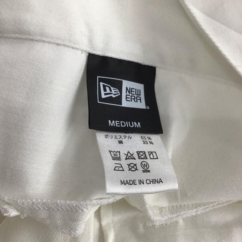 ニューエラ NEW ERA パンツ ワークパンツ、ペインターパンツ ワークパンツ ワイドパンツ カジュアルパンツ ストレッチパンツ M ロゴ、文字 白 / ホワイト /  メンズ USED 古着 中古 10148141