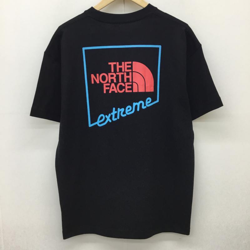 ザノースフェイス THE NORTH FACE Tシャツ 半袖 NT32033 XL ロゴ、文字 黒 / ブラック /  メンズ USED 古着 中古 10151164