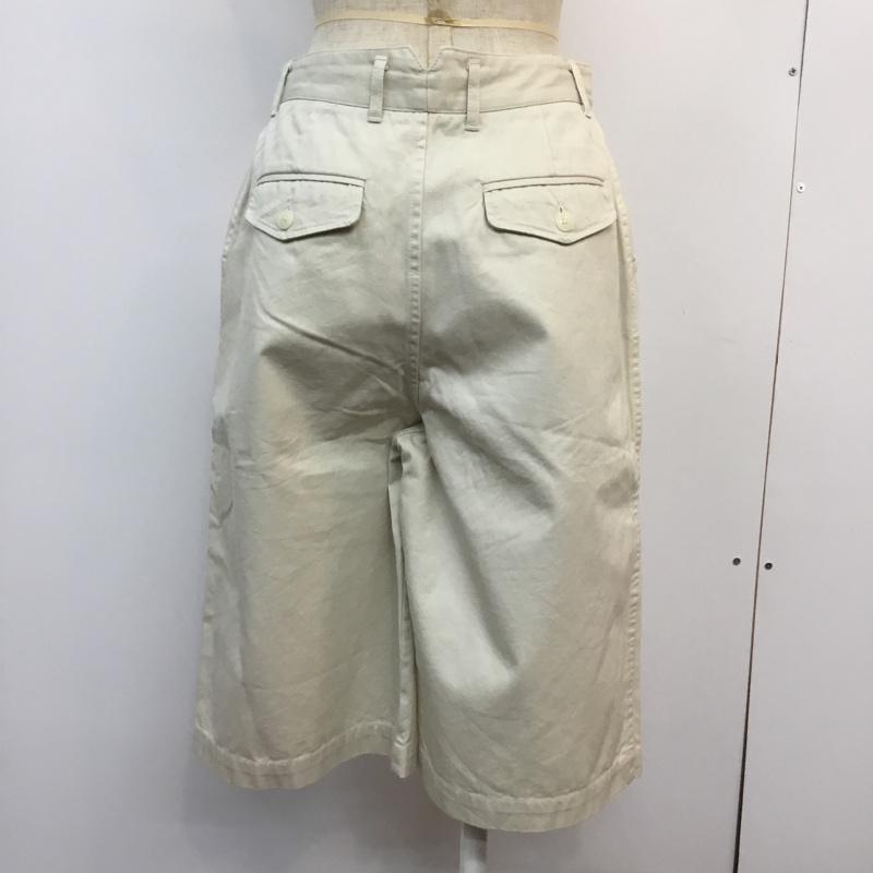 パーリッシィ PAR ICI パンツ ショートパンツ ひざ下 ガウチョ M 無地 アイボリー / アイボリー /  レディース USED 古着 中古 10048492