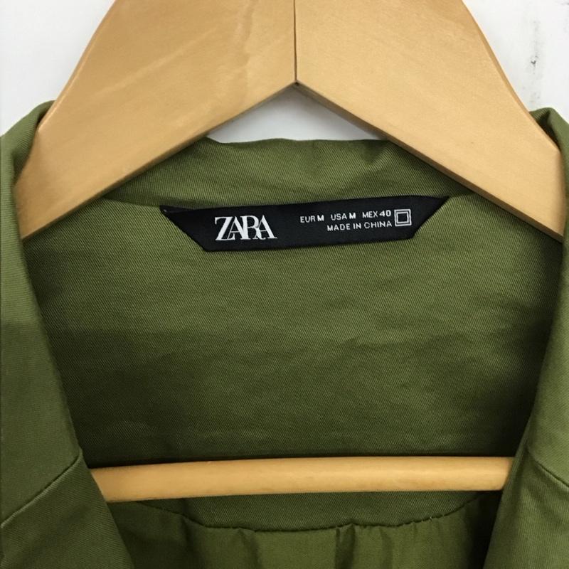 ザラ ZARA ジャケット、上着 ジャケット、ブレザー カジュアルジャケット アウター カラージャケット M 無地 カーキ / カーキ /  メンズ USED 古着 中古 10137520