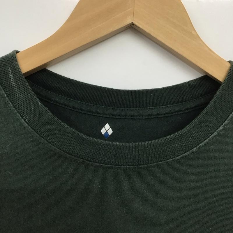 モンベル mont-bell カットソー 長袖 長袖カットソー プリントカットソー クルーネック M ロゴ、文字 カーキ / カーキ /  メンズ USED 古着 中古 10148689