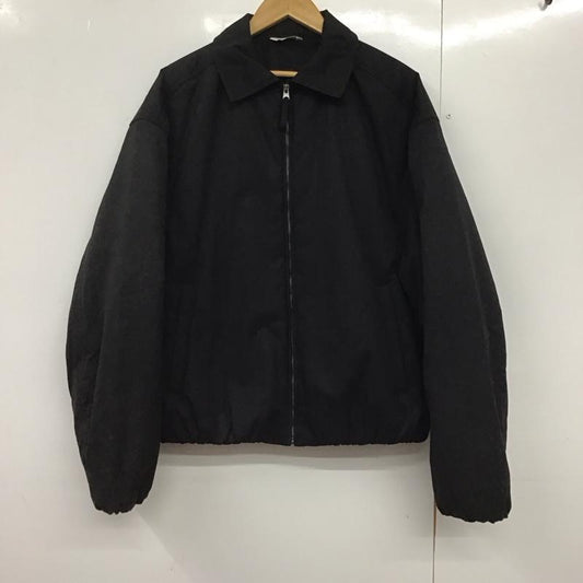 ザラ ZARA ジャケット、上着 ジャンパー、ブルゾン ジップアップジャケット アウター カラージャケット L 無地 黒 / ブラック /  メンズ USED 古着 中古 10144274