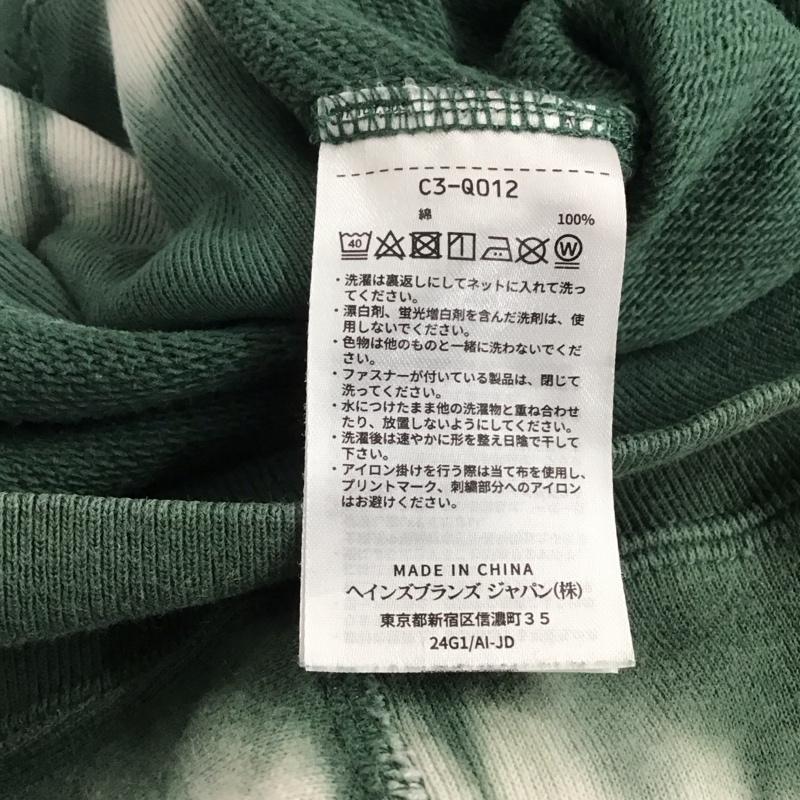 チャンピオン Campion トレーナー 長袖 c3-q012 トレーナー 長袖スウェット M 総柄 緑 / グリーン /  メンズ USED 古着 中古 10142948