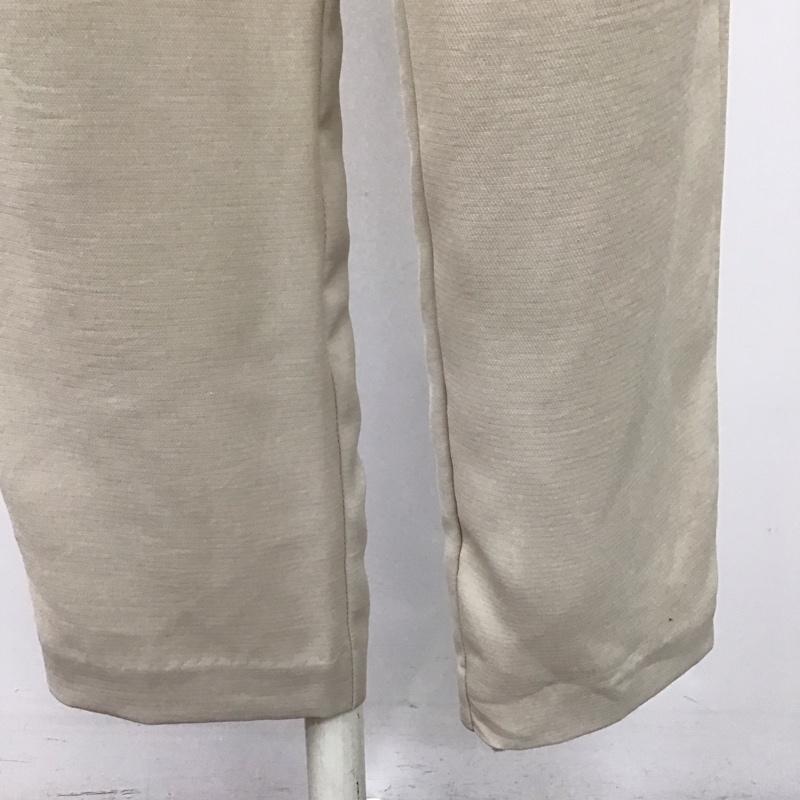 ザラ ZARA ボトムス ボトムス カジュアルパンツ ワークパンツ ワイドパンツ スラックス XS 無地 ベージュ / ベージュ /  レディース USED 古着 中古 10111888