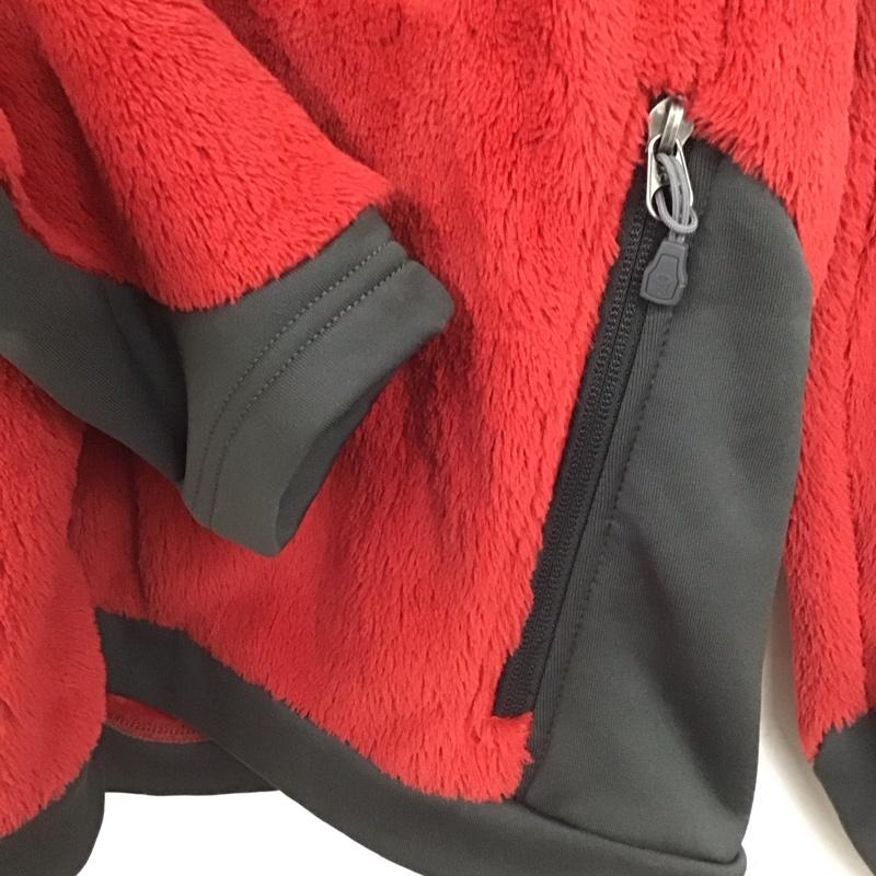マウンテン ハード ウェアー MOUNTAIN HARDWEAR ジャケット、上着 ジャンパー、ブルゾン ジップアップフリースジャケット アウター 長袖ジャケット L ロゴ、文字 赤 / レッド /  メンズ USED 古着 中古 10147542