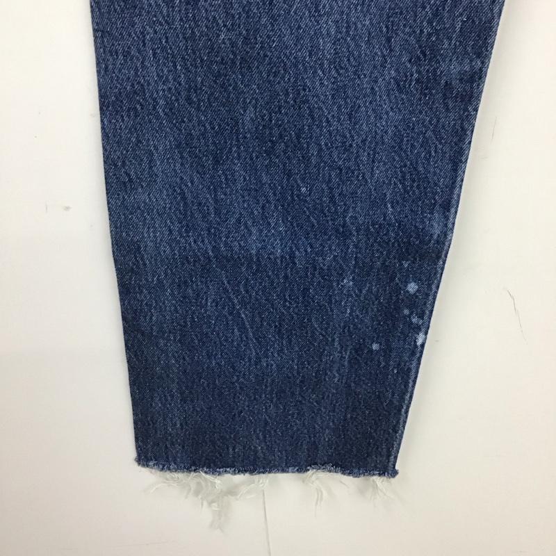 リーバイストラウスアンドコー Levi Strauss & co. パンツ デニム、ジーンズ デニムパンツ ストレートパンツ ワイドパンツ カジュアルパンツ 34インチ 無地 インディゴ / インディゴ /  メンズ USED 古着 中古 10119547