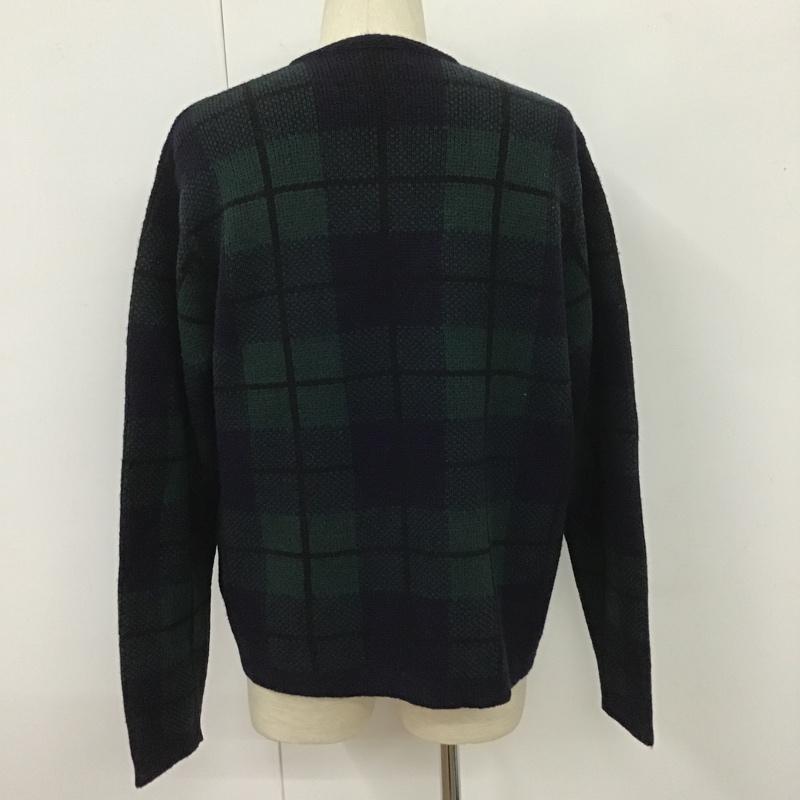ポロバイラルフローレン Polo by RALPH LAUREN ニット、セーター 長袖 L チェック マルチカラー / マルチカラー /  メンズ USED 古着 中古 10105746