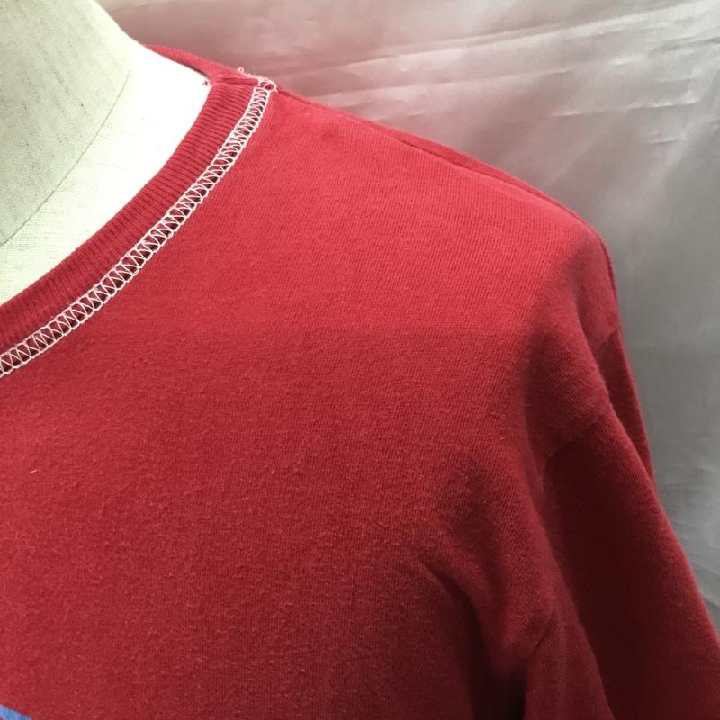 ナイキ NIKE Tシャツ 半袖 クルーネック プリント M ロゴ、文字 えんじ / ワインレッド /  メンズ USED 古着 中古 10121011