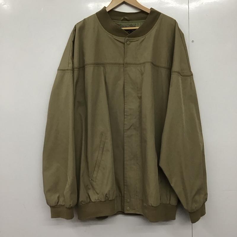 古着 USED ジャケット、上着 ジャンパー、ブルゾン ジップアップジャケット アウター ノーカラージャケット 無地 ベージュ / ベージュ /  メンズ USED 古着 中古 10144737