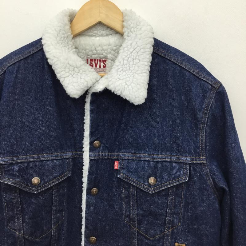 リーバイス Levi s ジャケット、上着 ジャケット、ブレザー デニム　ボアジャケット　80s 40 無地 インディゴ / インディゴ /  メンズ USED 古着 中古 10138377