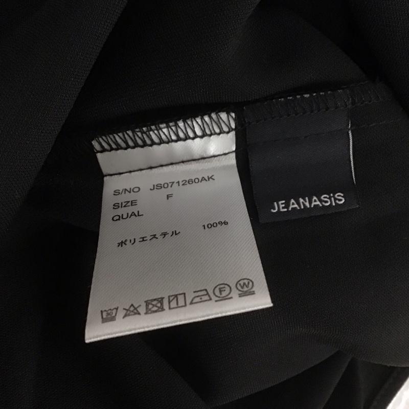 ジーナシス JEANASIS ワンピース ロングスカート JS071260AK スタンドネックワンピース タグ付き FREE 無地 黒 / ブラック /  レディース USED 古着 中古 10107177