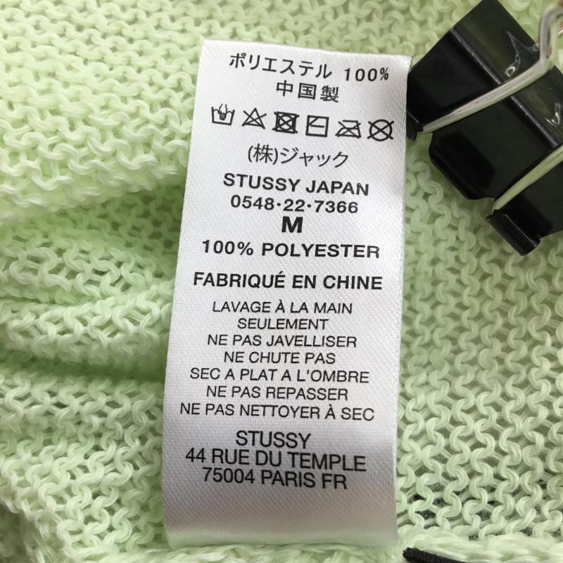 ステューシー STUSSY ニット、セーター 長袖 Light Sensitive Sweater M 無地 薄緑 / ライトグリーン /  メンズ USED 古着 中古 10138534
