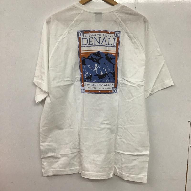ザノースフェイス THE NORTH FACE Tシャツ 半袖 NF0A87NUFN41 XL ロゴ、文字 X プリント 白 / ホワイト /  メンズ USED 古着 中古 10132500