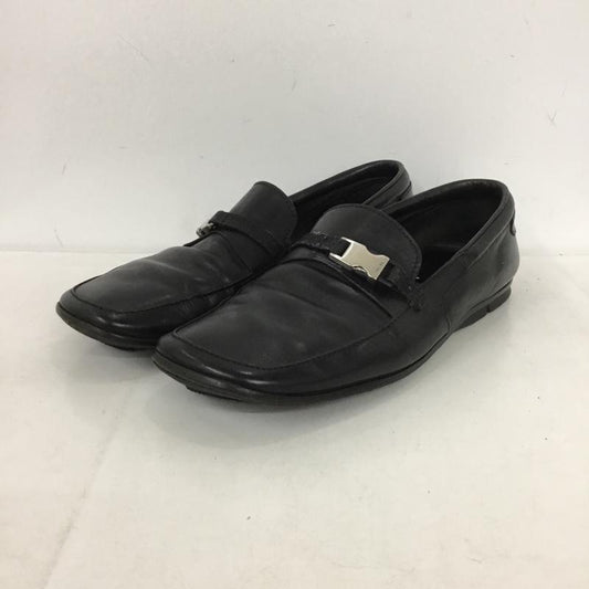 プラダ PRADA ローファー ローファー 1302 スクエアトゥ 6.5 無地 黒 / ブラック /  メンズ USED 古着 中古 10149856