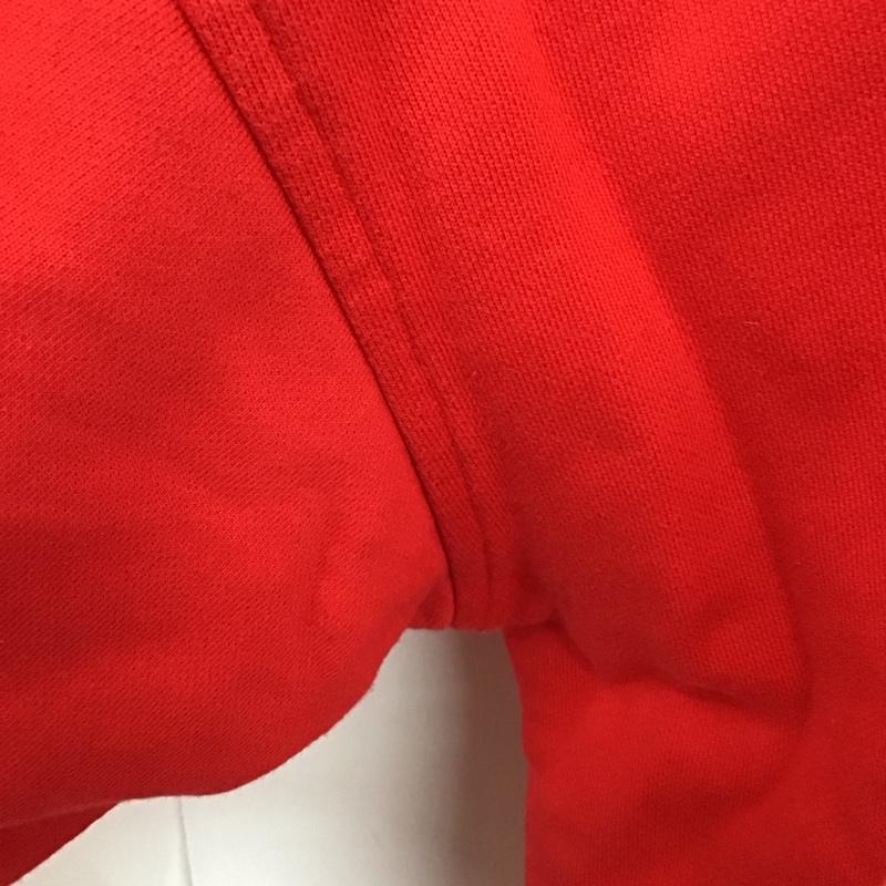 ギャップ GAP パーカー 長袖 90年代 USA製 スウェット 裏起毛 M ロゴ、文字 赤 / レッド /  メンズ USED 古着 中古 10112225