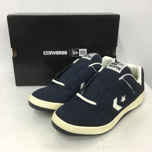 コンバース CONVERSE スニーカー スニーカー 33701950 WEAPON SUEDE OX NE NEW ERA 28cm 箱有 28.0cm ワンポイント 紺 / ネイビー /  メンズ USED 古着 中古 10140595