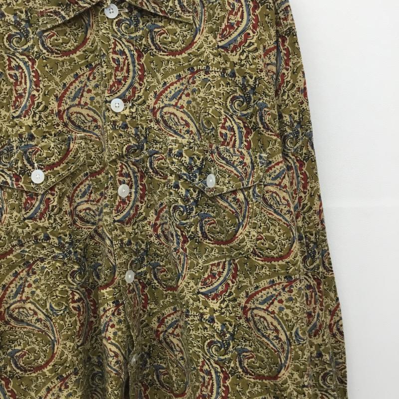 サウスツーウェストエイト South2 West8 シャツ、ブラウス 長袖 GL827 Smokey Shirt - Printed Flannel  Paisley M 総柄 茶 / ブラウン /  メンズ USED 古着 中古 10129008