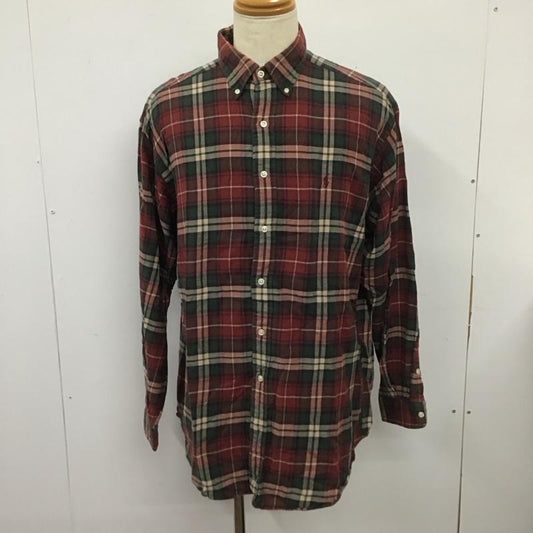 ラルフローレン RALPHLAUREN シャツ、ブラウス 長袖 長袖シャツ カラーシャツ ポケットシャツ ボタンダウンシャツ チェックシャツ L チェック マルチカラー / マルチカラー /  メンズ USED 古着 中古 10112486