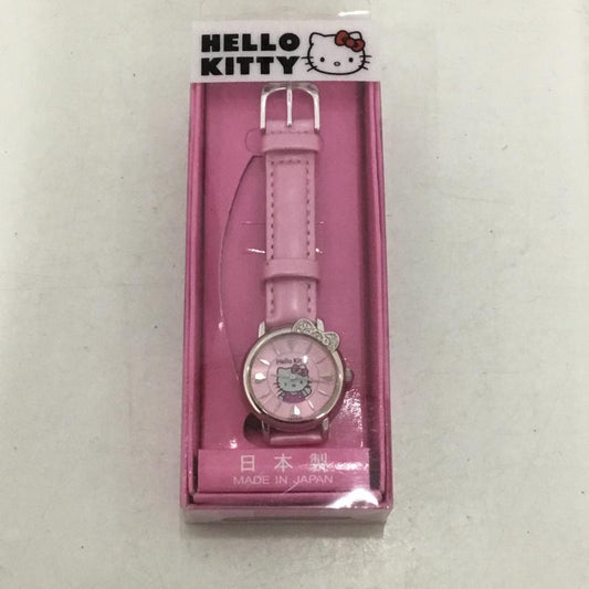 シチズン CITIZEN 腕時計 アナログ（クォーツ式） 0001N003 HelloKitty ハローキティ ストーンベゼル 無地 X キャラクター 桃 / ピンク /  レディース USED 古着 中古 10144129
