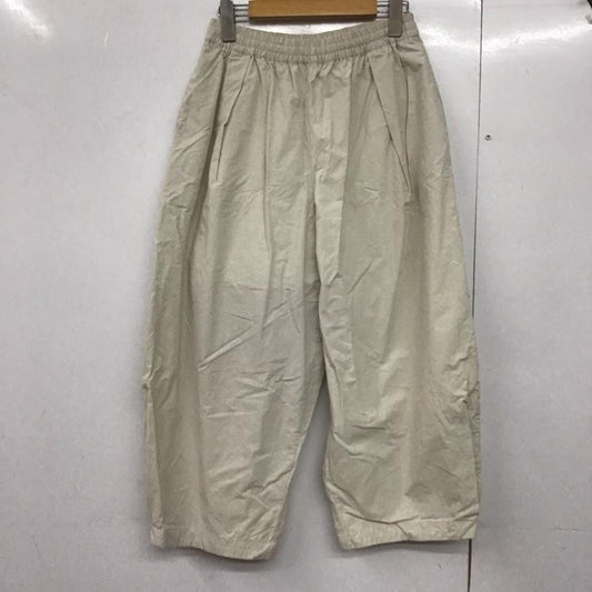 サマンサモスモス Samansa Mos2 パンツ ワークパンツ、ペインターパンツ ワイドパンツ ワークパンツ 八分丈パンツ FREE 無地 アイボリー / アイボリー /  レディース USED 古着 中古 10145383