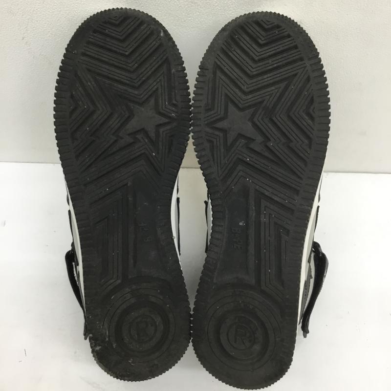 アベイシングエイプ A BATHING APE スニーカー スニーカー BAPE STA MID SAX M191010 28.0cm ロゴ、文字 白 / ホワイト / X 灰 / グレー / X 黒 / ブラック /  メンズ USED 古着 中古 10107080