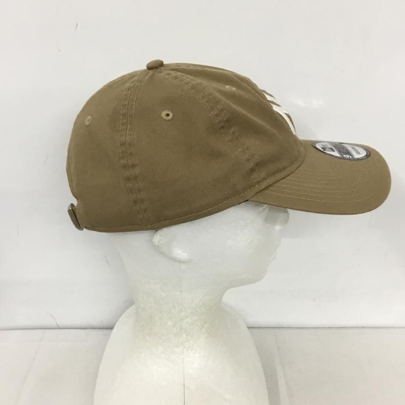 ニューエラ NEW ERA 帽子 キャップ NY ニューヨークヤンキース 9TWENTY コットン ロゴ、文字 ベージュ / ベージュ /  メンズ USED 古着 中古 10128826