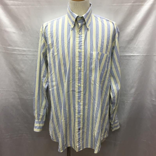 トミーヒルフィガー TOMMY HILFIGER シャツ、ブラウス 長袖 長袖シャツ カラーシャツ ボタンダウンシャツ 長袖カットソー ストライプシャツ M ストライプ マルチカラー / マルチカラー /  メンズ USED 古着 中古 10115122