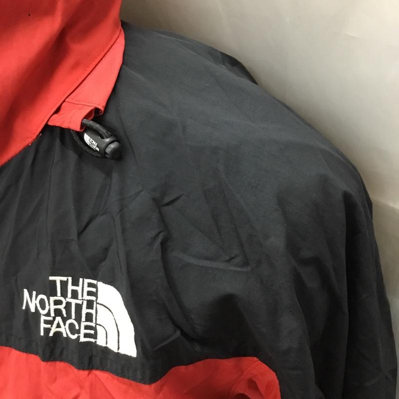 ザノースフェイス THE NORTH FACE ジャケット、上着 ジャケット、ブレザー NP-2296 ナイロンジャケット M ロゴ、文字 黒 / ブラック / X 赤 / レッド /  メンズ USED 古着 中古 10111359