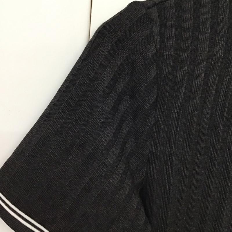 ヘンネスアンドモーリッツ H&M ワンピース ひざ丈スカート 半袖 リブ 無地 X 無地 黒 / ブラック / X 黒 / ブラック / X 白 / ホワイト / X 白 / ホワイト /  レディース USED 古着 中古 10119273
