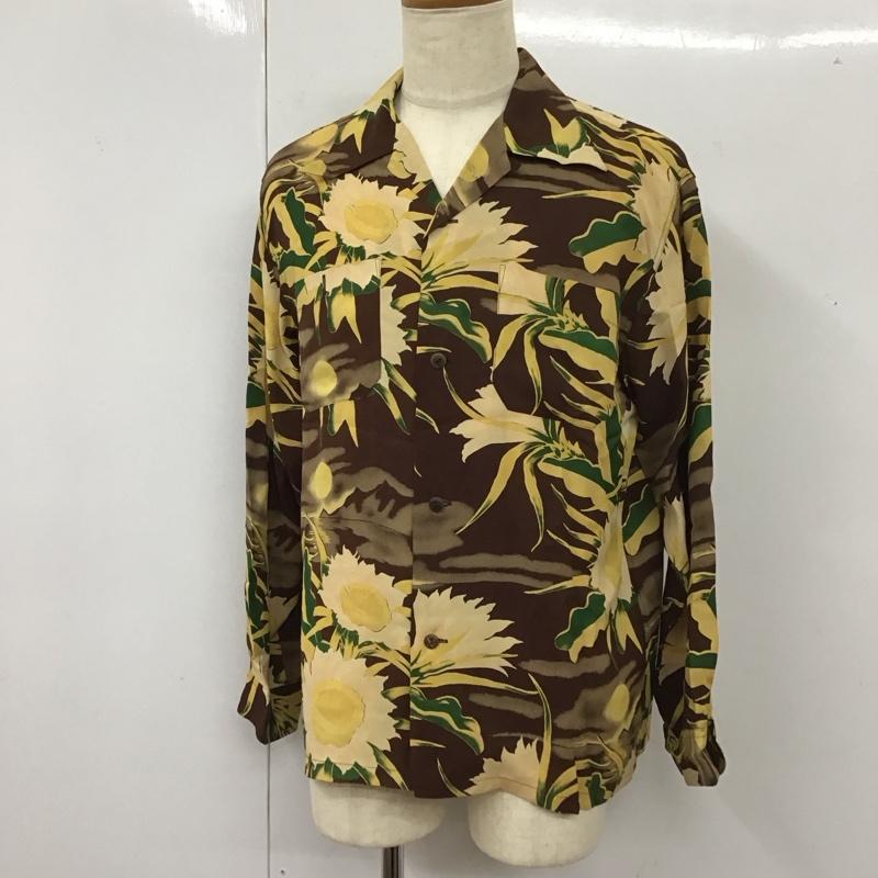サンサーフ SUN SURF シャツ、ブラウス 半袖 半袖シャツ カラーシャツ 半袖カットソー アロハシャツ L 総柄 マルチカラー / マルチカラー /  メンズ USED 古着 中古 10112143
