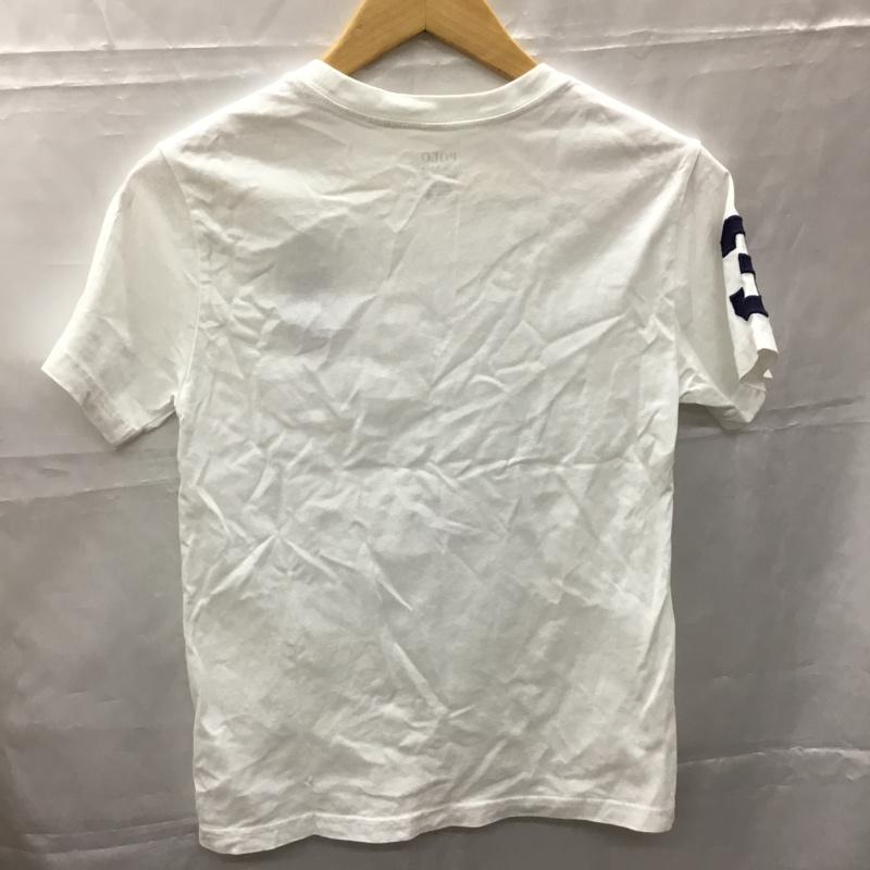ポロラルフローレン POLO RALPH LAUREN Tシャツ 半袖 140 キッズ 刺繍 140cm ワンポイント 白 / ホワイト /  ボーイズ USED 古着 中古 10107444