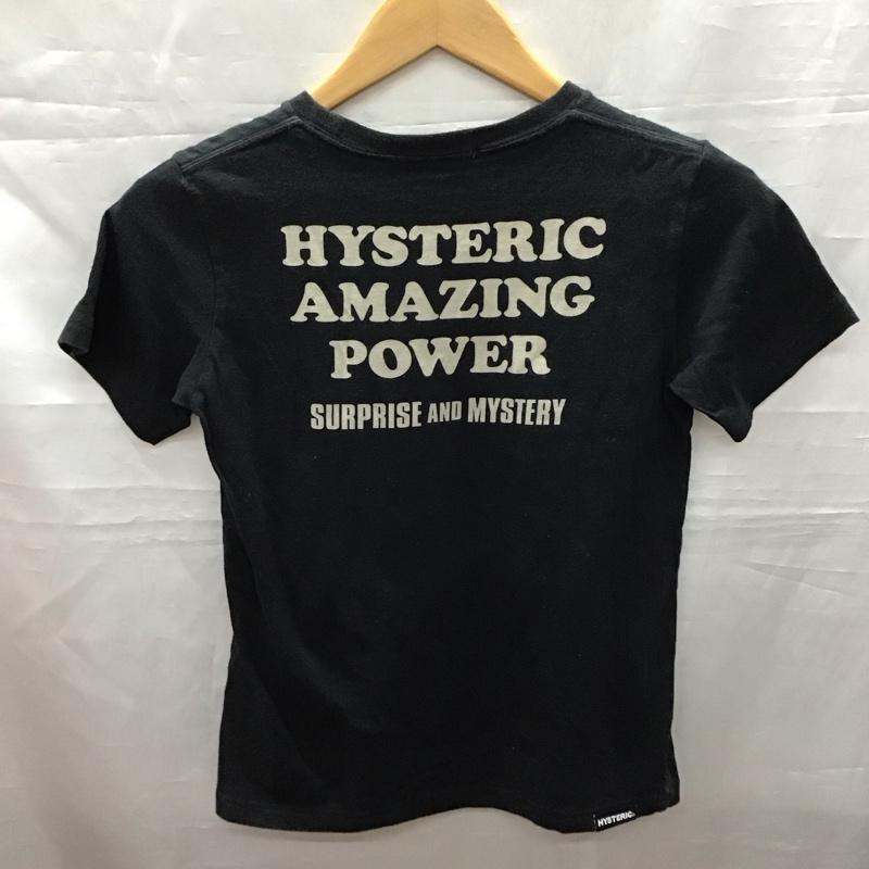 ヒステリック ミニ HYSTERIC MINI Tシャツ 半袖 140cm キッズ ヒスミニ 140cm ロゴ、文字 黒 / ブラック /  ガールズ USED 古着 中古 10116918