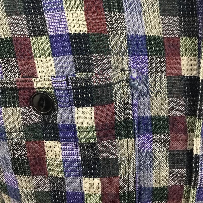 シュガーケーン SUGAR CANE シャツ、ブラウス 半袖 M チェック マルチカラー / マルチカラー /  メンズ USED 古着 中古 10113088