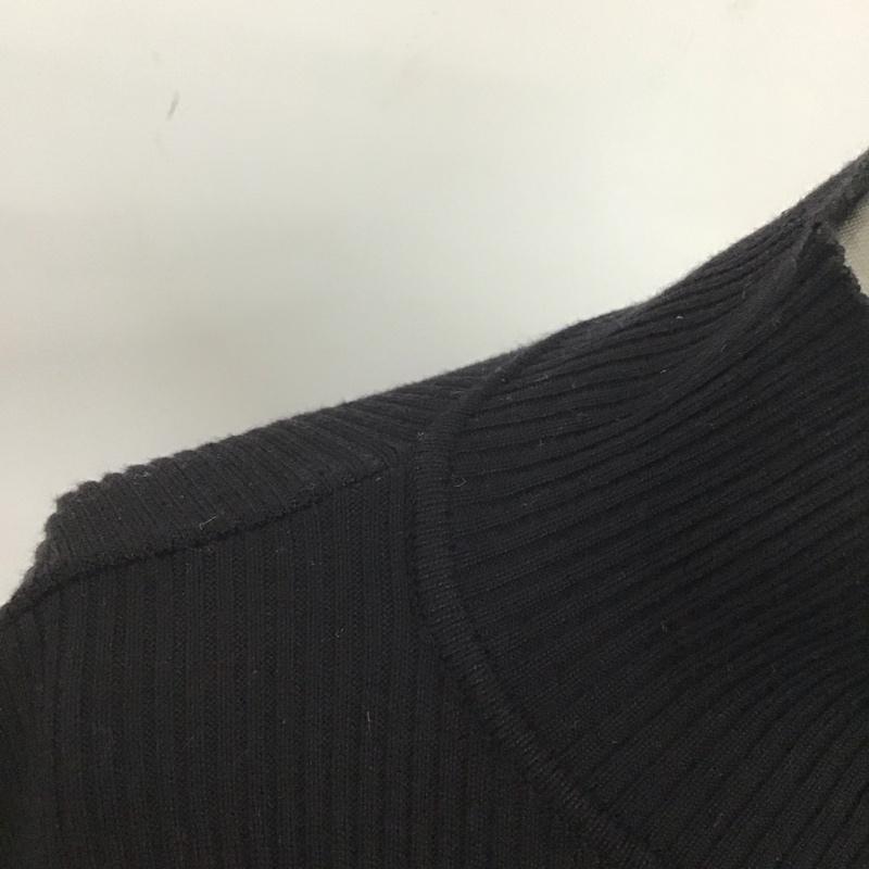ザラ ZARA ワンピース ロングスカート 3433 002 800 モックネック リブ M 無地 黒 / ブラック /  レディース USED 古着 中古 10109412