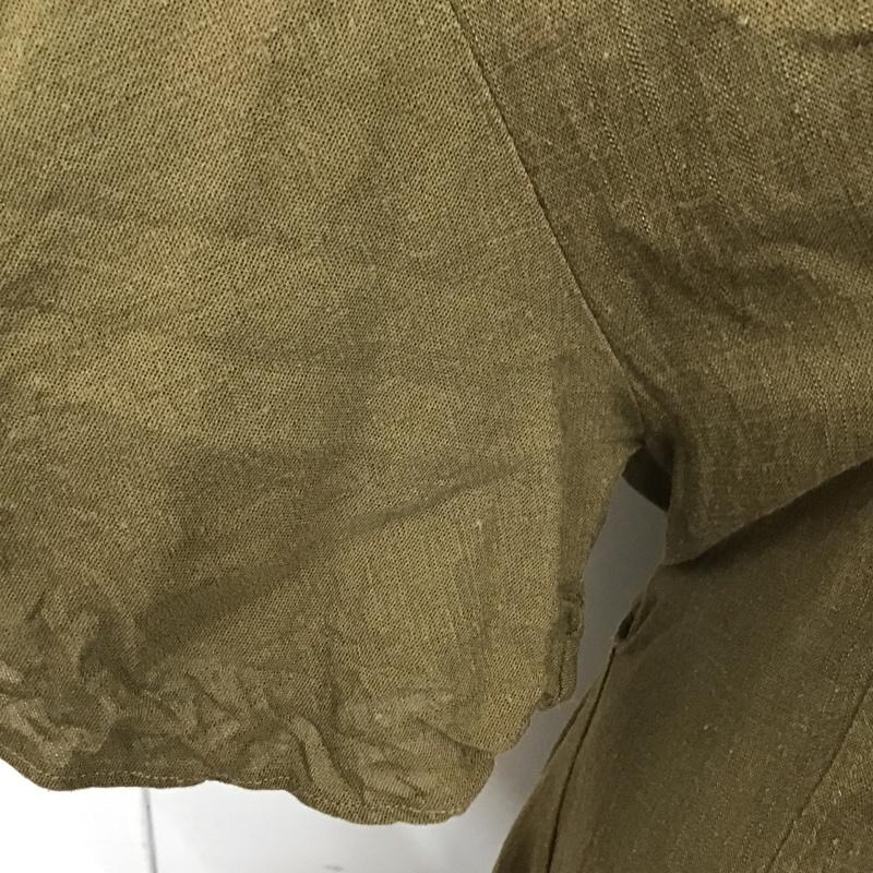 ケービーエフ KBF ワンピース ロングスカート KB06-26V020 半袖ワンピース 無地 茶 / ブラウン /  レディース USED 古着 中古 10106125