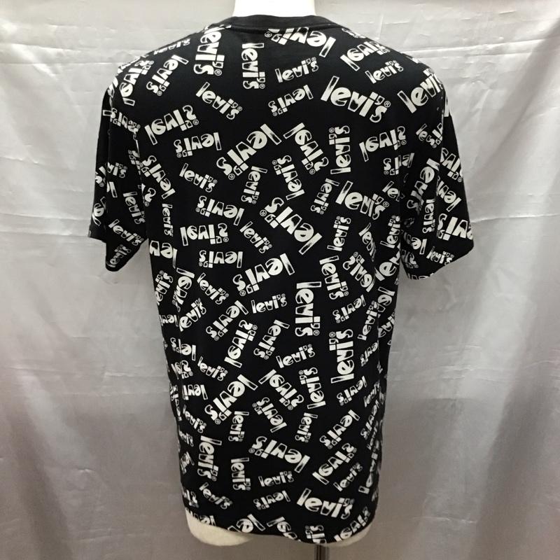 リーバイス Levi s Tシャツ 半袖 16143-0891 リラックスフィット M 総柄 黒 / ブラック /  メンズ USED 古着 中古 10115554