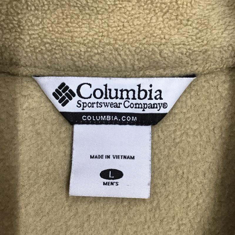 コロンビア Columbia ジャケット、上着 ジャンパー、ブルゾン フリース L 無地 ベージュ / ベージュ /  メンズ USED 古着 中古 10122066