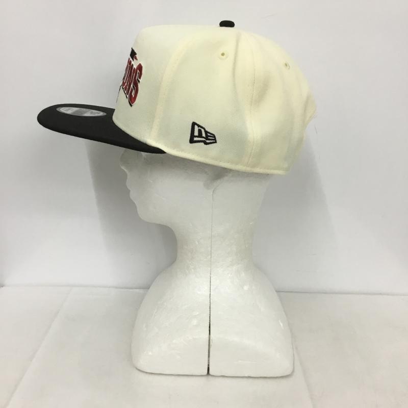 ニューエラ NEW ERA 帽子 キャップ NBA CHAMPION 9FIFTY シカゴブルズ ロゴ、文字 黒 / ブラック / X アイボリー / アイボリー /  メンズ USED 古着 中古 10138486