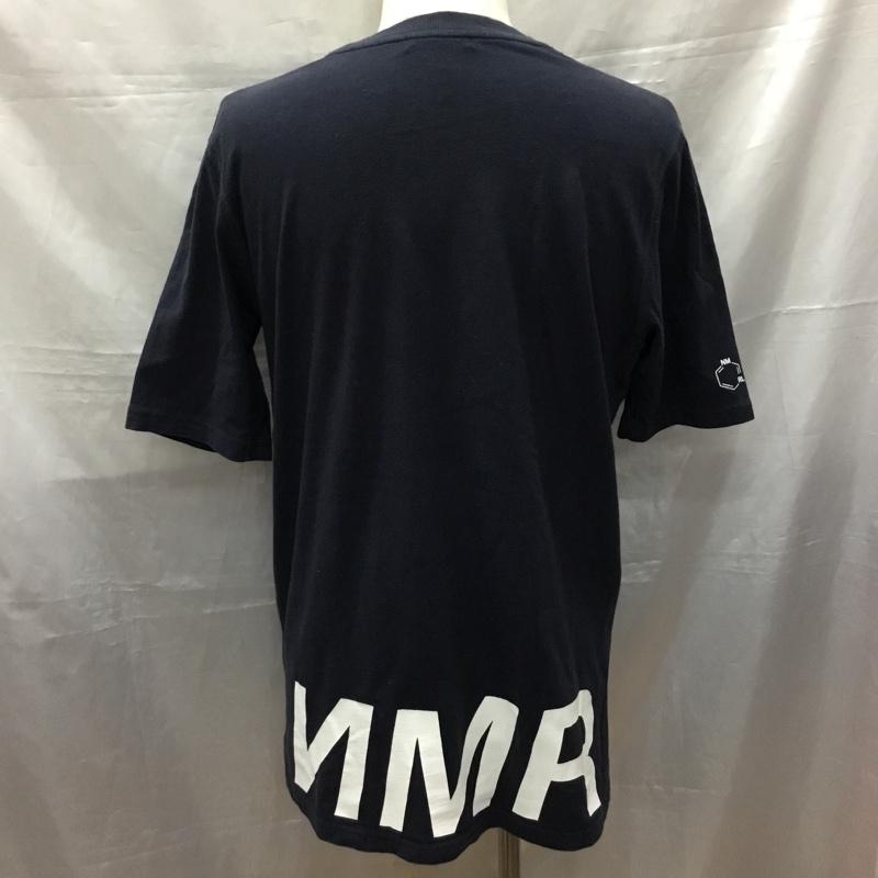ヌメラルズ NUMERALS Tシャツ 半袖 半袖カットソー クルーネックカットソー 無地Tシャツ L 無地 紺 / ネイビー /  メンズ USED 古着 中古 10114607