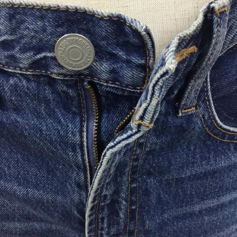 アズールバイマウジー AZUL BY MOUSSY パンツ デニム、ジーンズ 250CAH11-308G パッチワークデニムストレート デニムパンツ スリムパンツ S 無地 インディゴ / インディゴ /  レディース USED 古着 中古 10110102